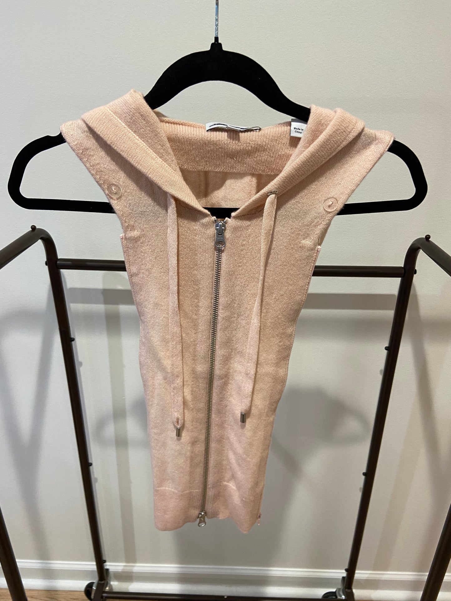 Veronica Beard Cashmere Hoodie Dickey size 00-14