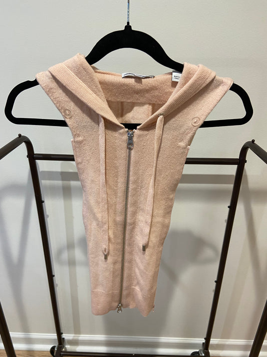 Veronica Beard Cashmere Hoodie Dickey size 00-14