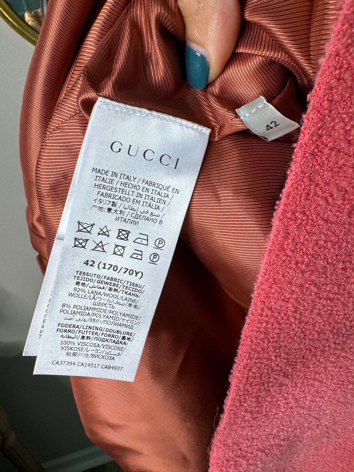 Gucci Wool Tweed Skirt size M