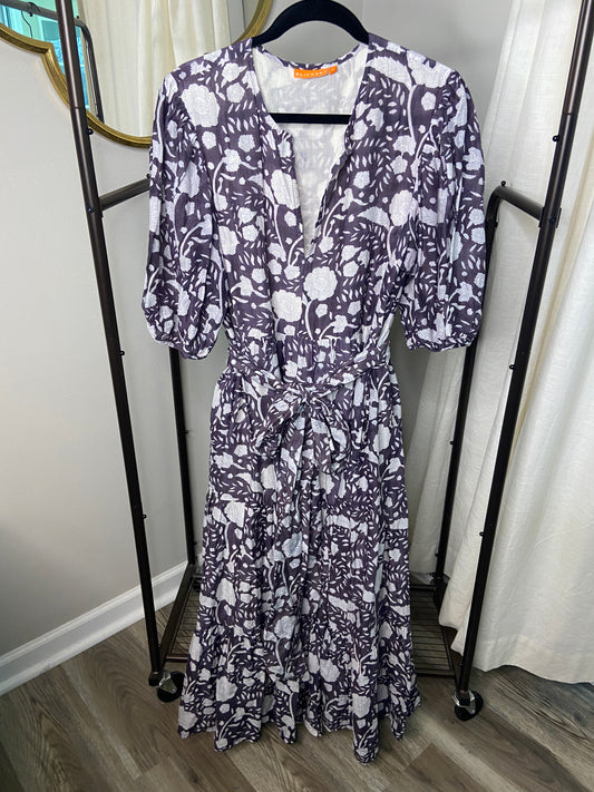 Oliphant Puff Sleeve Maxi Dress size XL