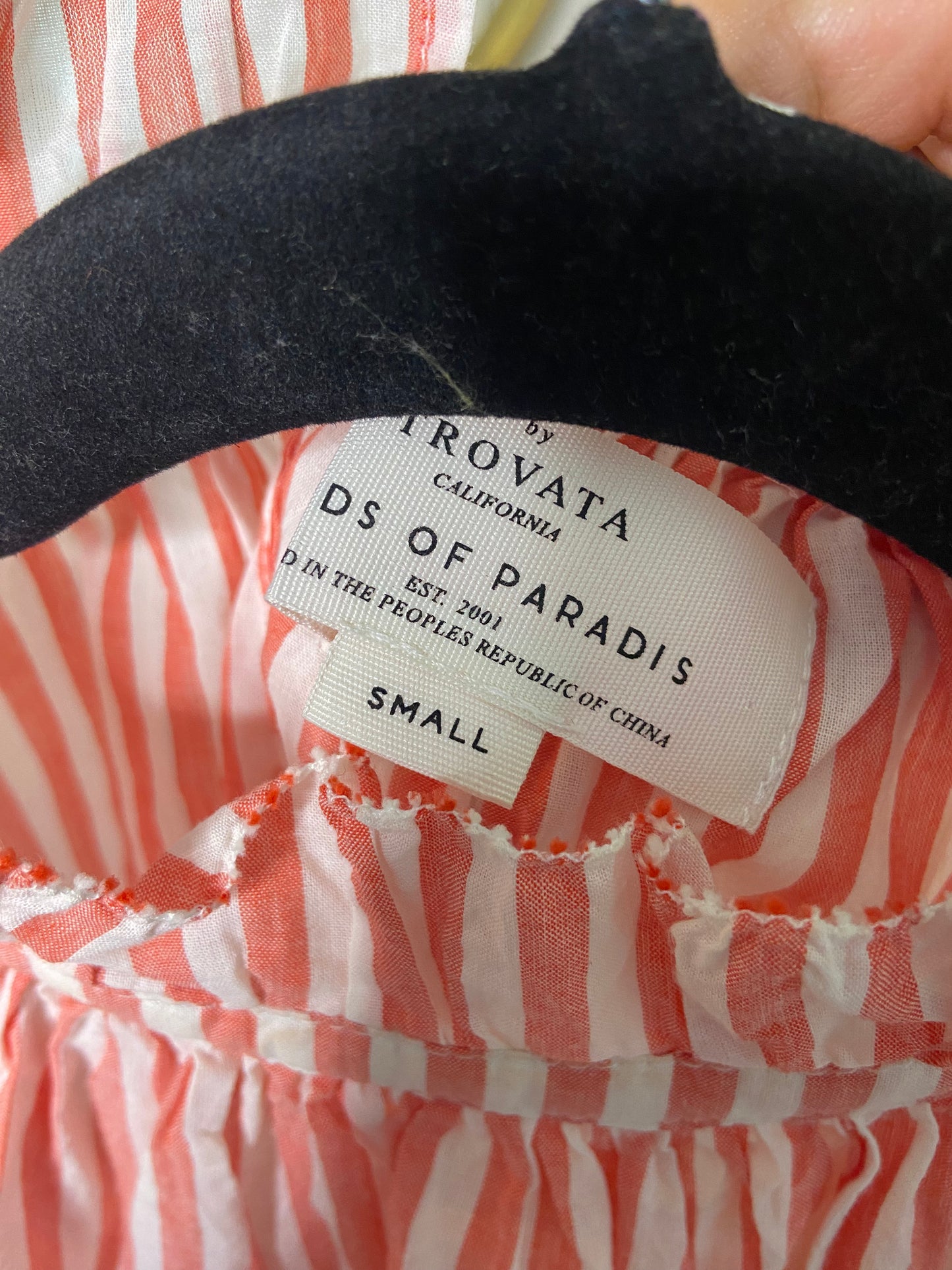 Trovata Birds of Paradis Carla High Neck Shirt size S