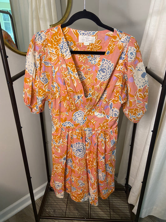 Trovata Birds of Paradis Gia Mini Dress size M