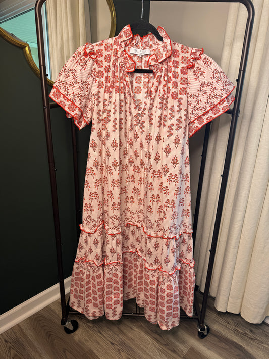 Hunter Bell Matthews Midi Dress size L