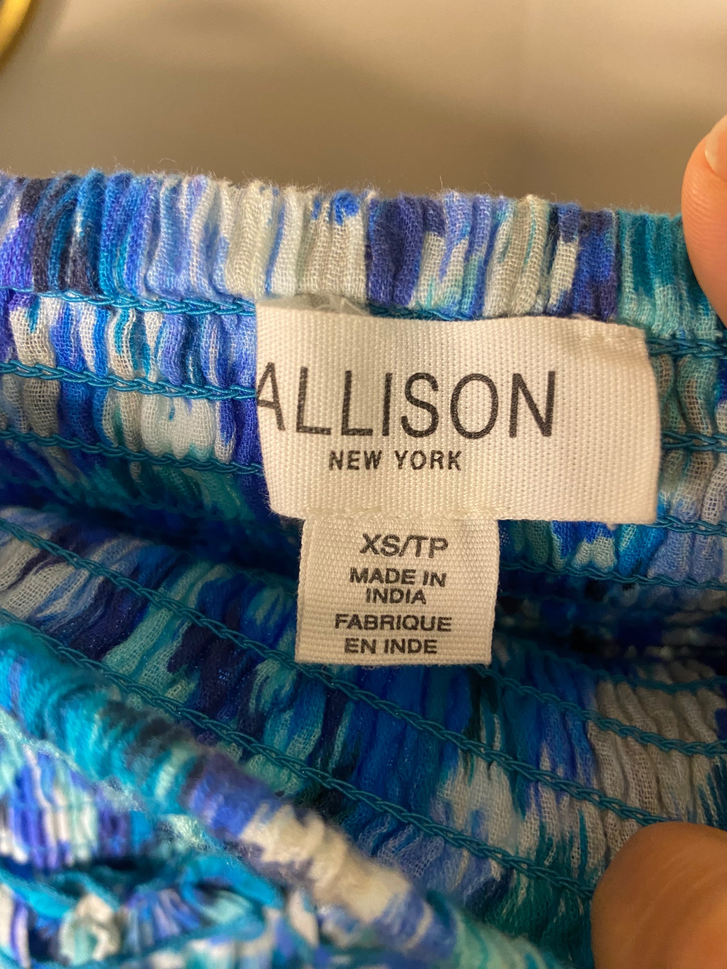 Allison New York Blue Skirt Set size XS