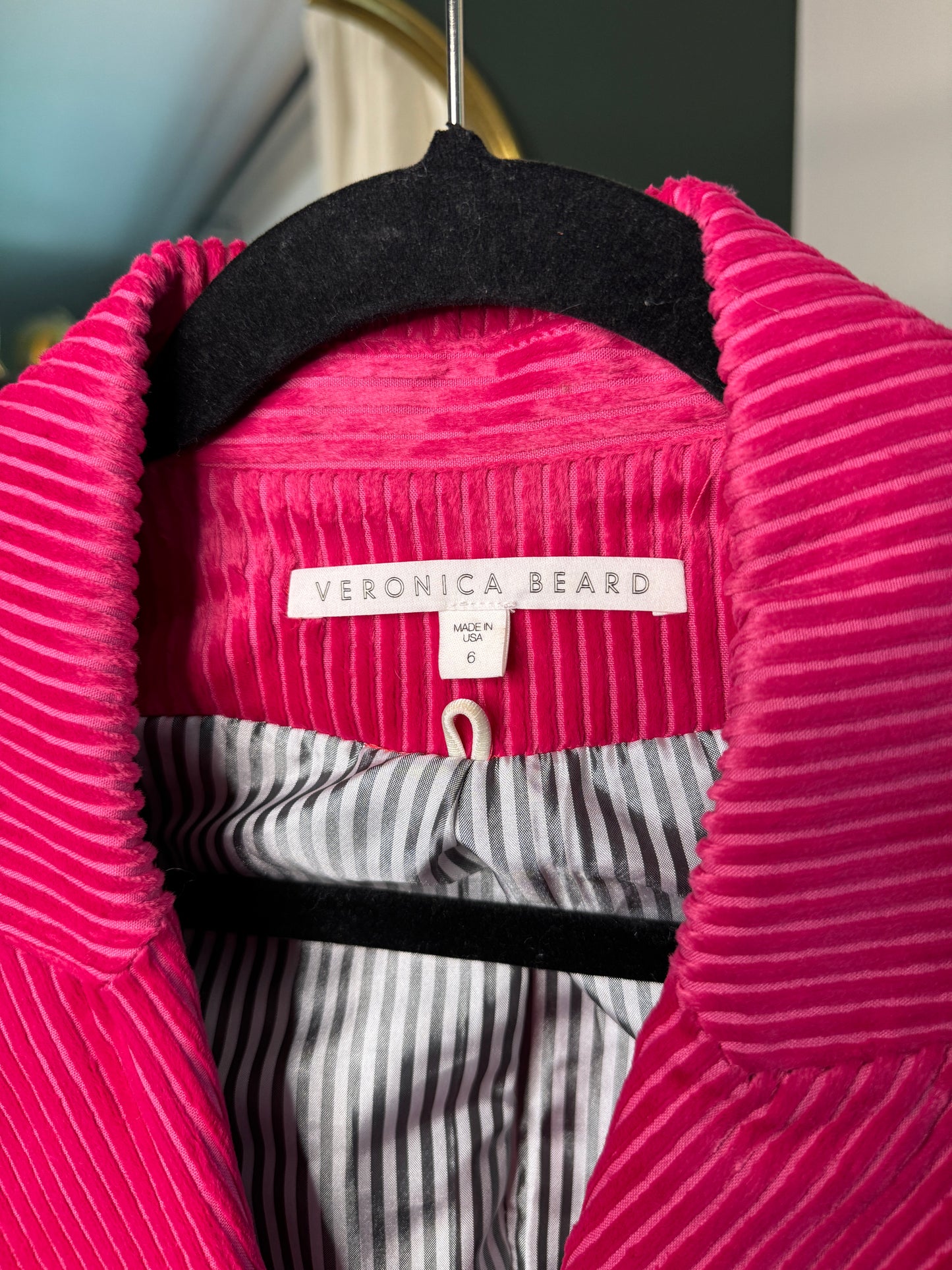 Veronica Beard Miller Hot Pink Blazer size 6