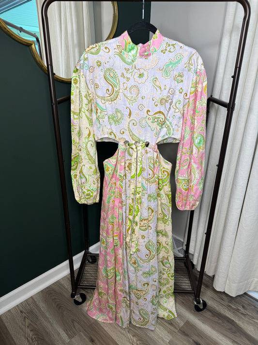 ALEMAIS Marta Cutout Midi Dress size US 6