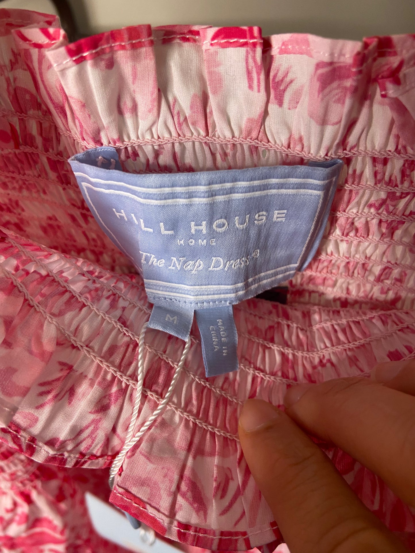 Hill House Palm Beach Exclusive Pink Sherwood Nap Dress size M