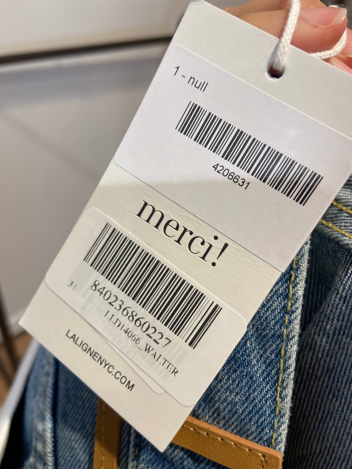 La Ligne The Cropped Isadora Jeans size 31