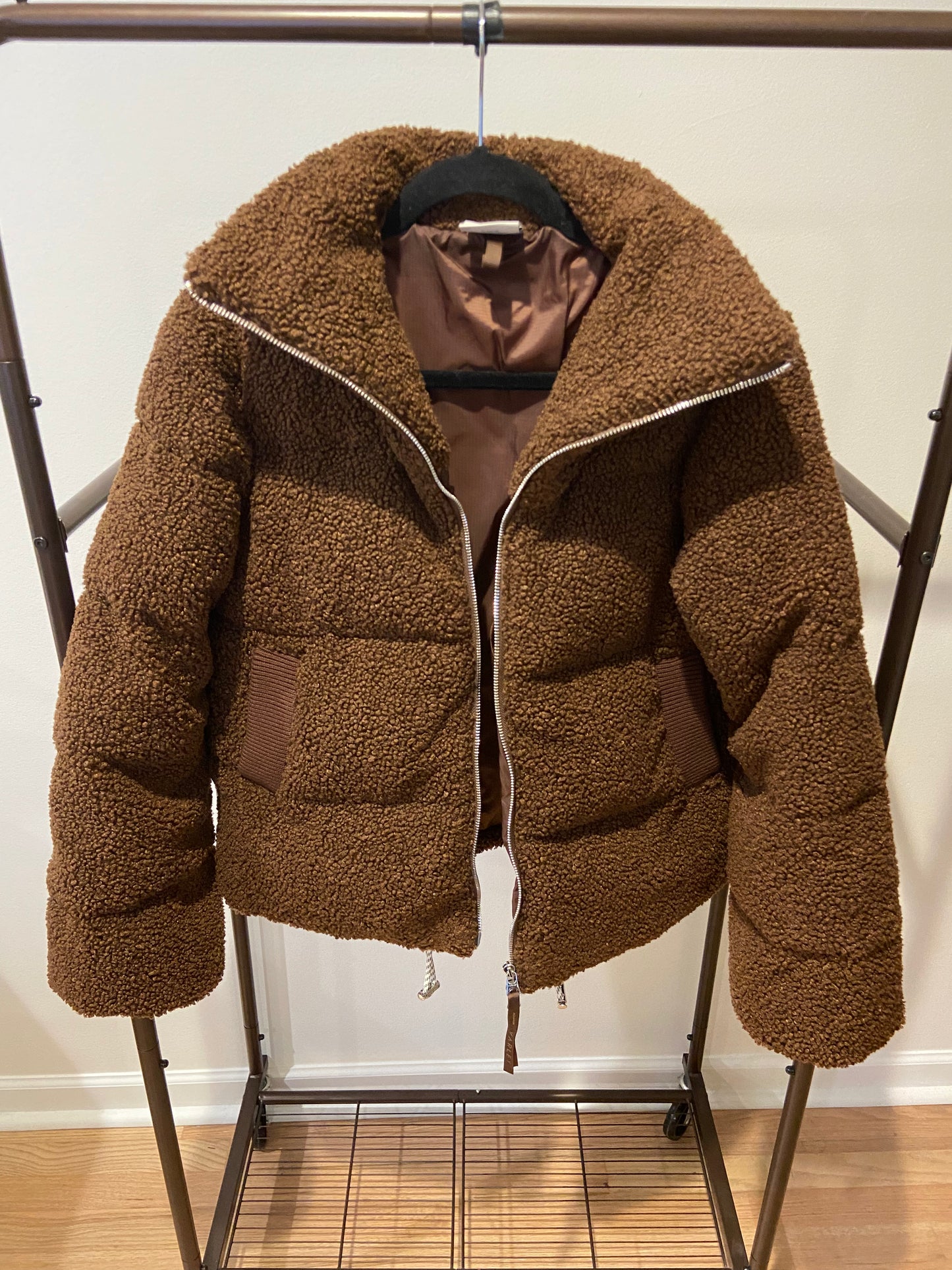 Varley Wilkins Sherpa Puffer Jacket size XS