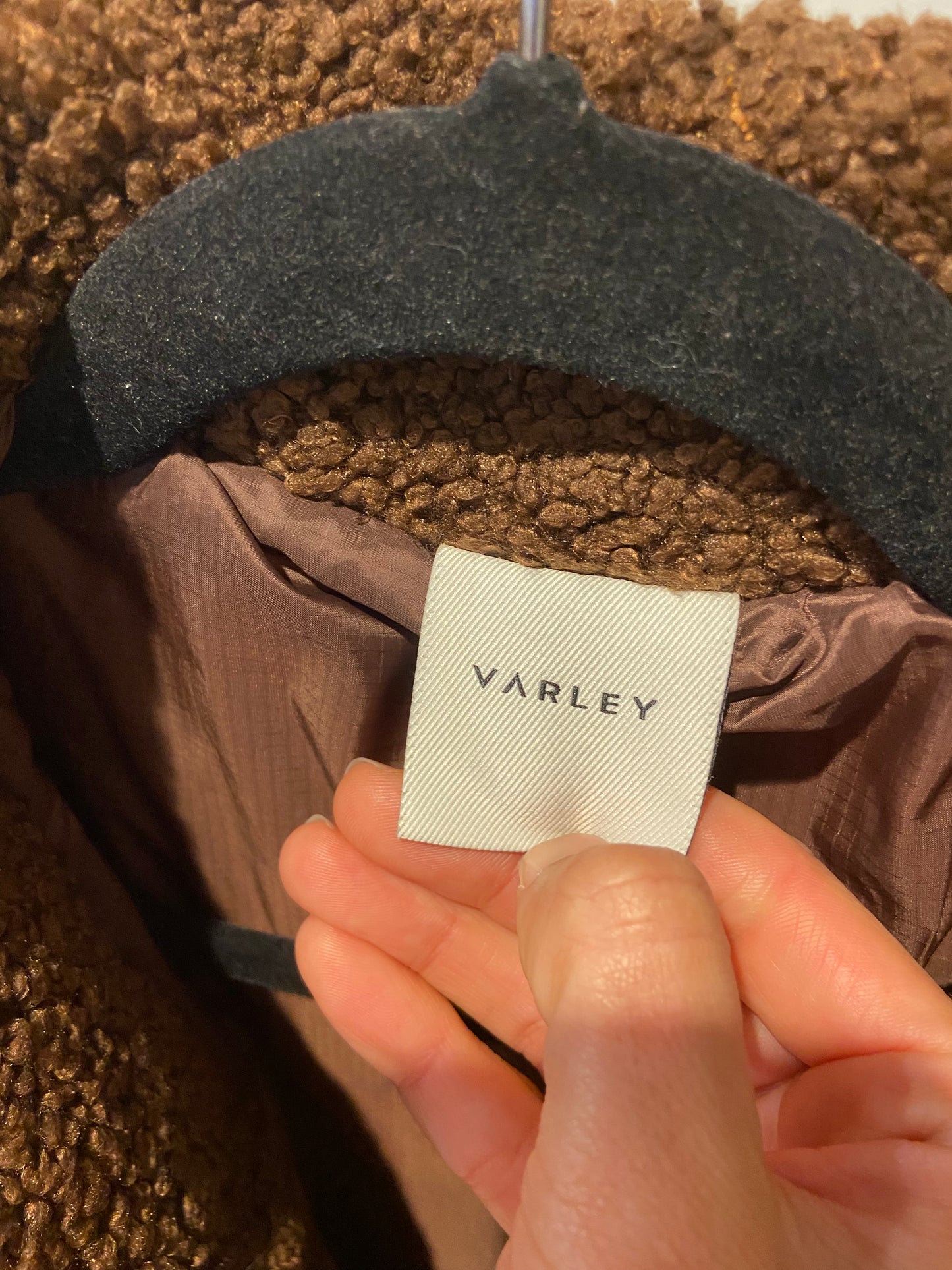 Varley Wilkins Sherpa Puffer Jacket size XS