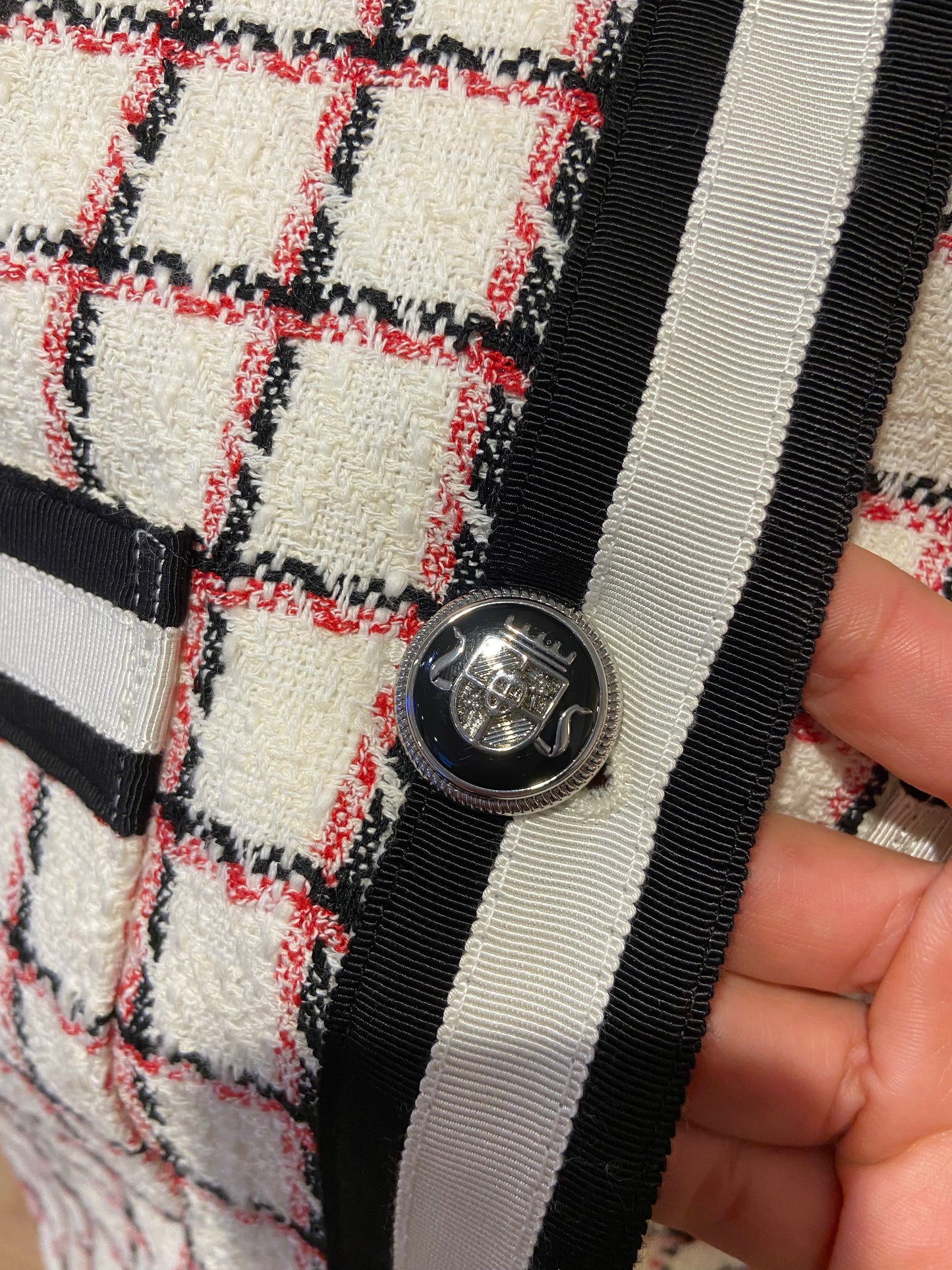 Veronica Beard Ellicot Graphic Tweed Jacket size 2