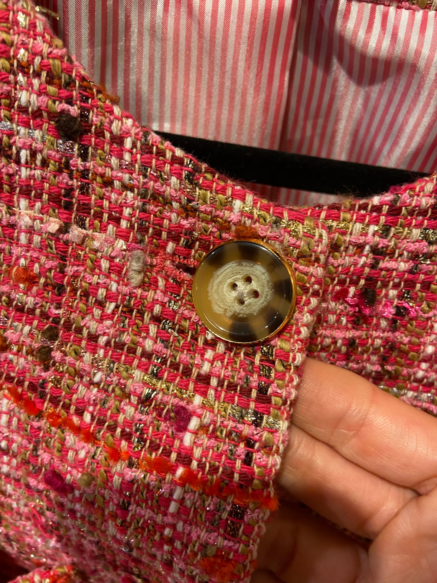 Veronica Beard Lars Metallic Tweed Jacket size 2