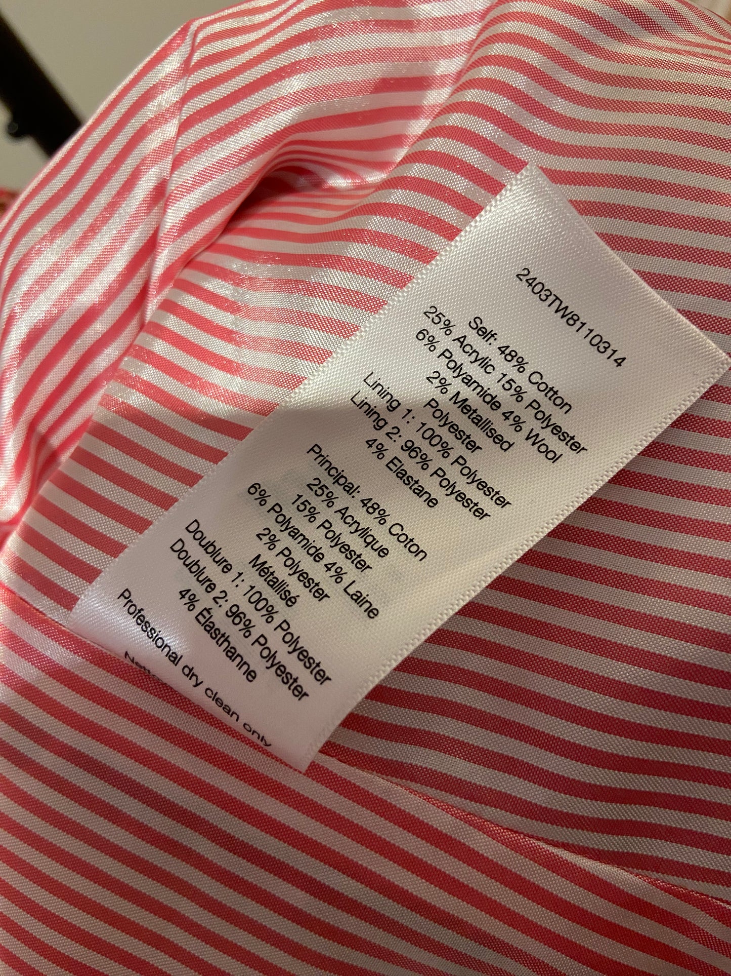 Veronica Beard Lars Metallic Tweed Jacket size 2