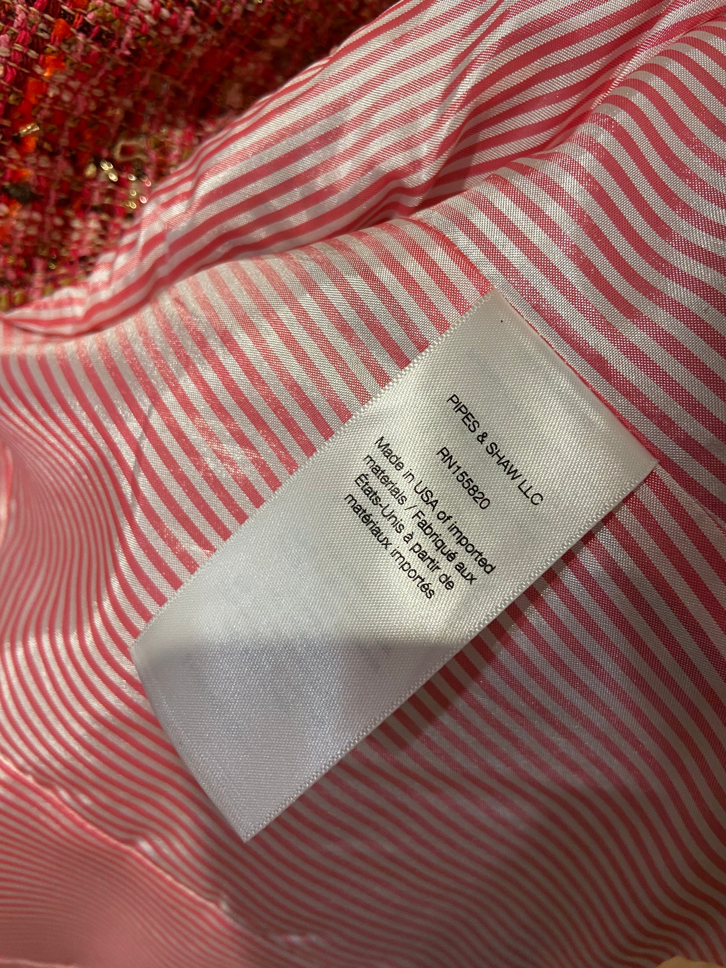 Veronica Beard Lars Metallic Tweed Jacket size 2