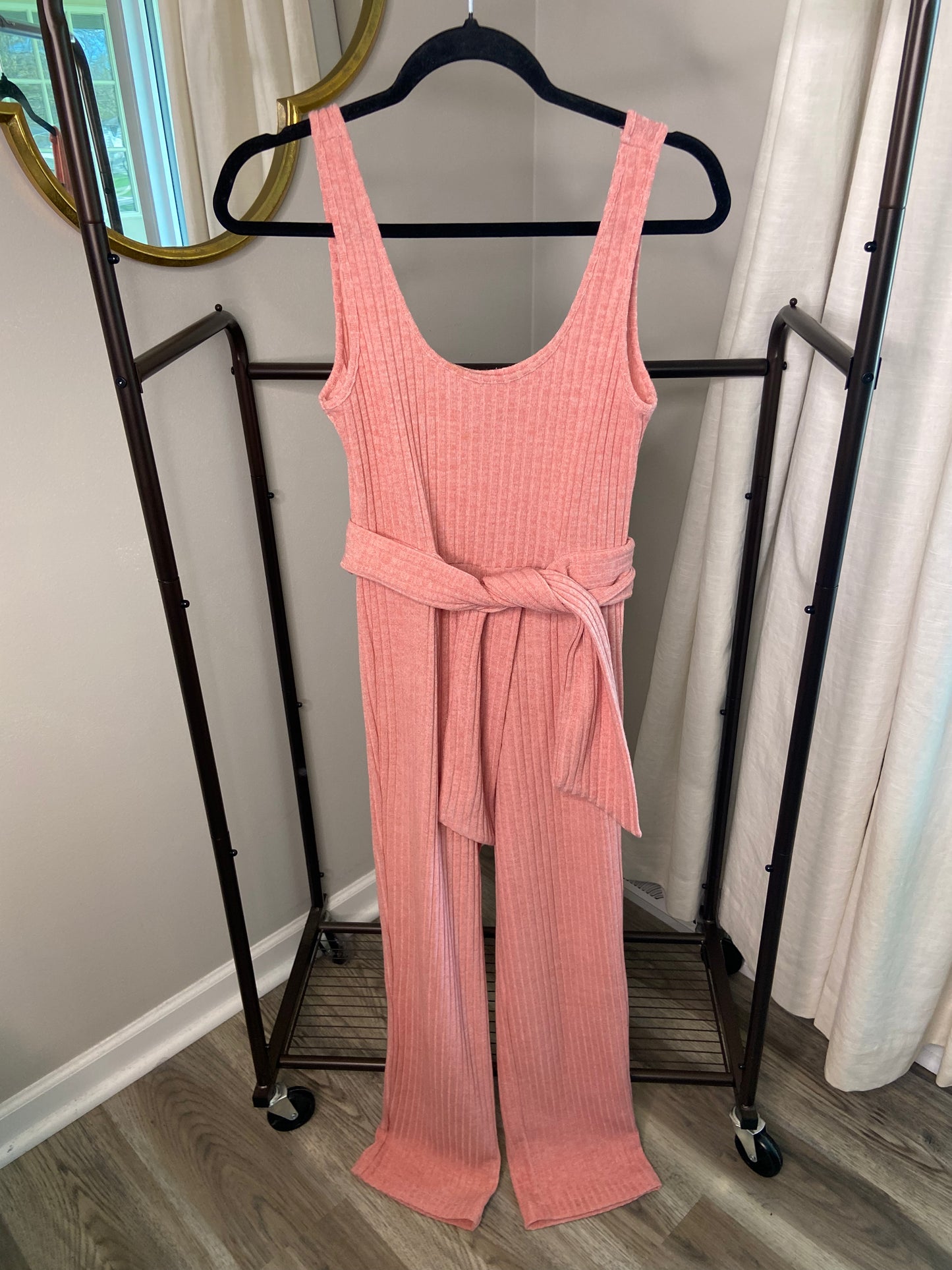 Saylor Molly Jumpsuit in Rose Pink size S