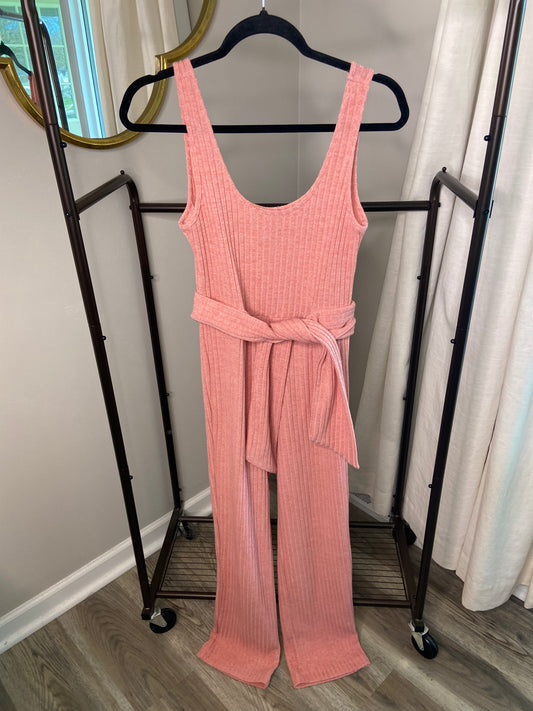 Saylor Molly Jumpsuit in Rose Pink size S