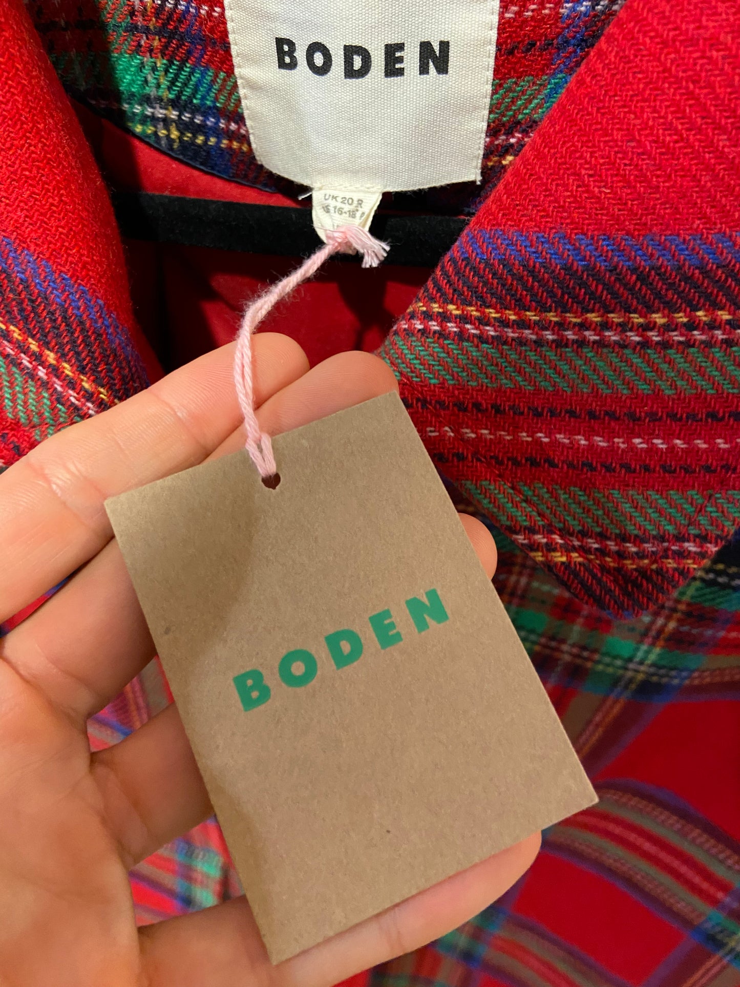 Boden Edinburgh Swing Coat size US 16/18 (XL)