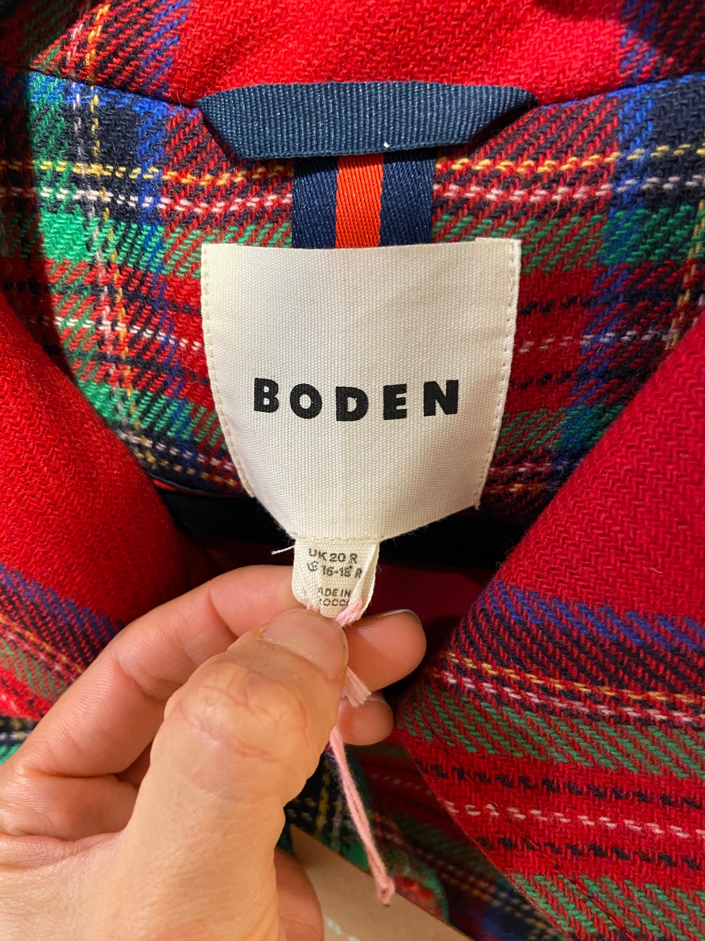 Boden Edinburgh Swing Coat size US 16/18 (XL)