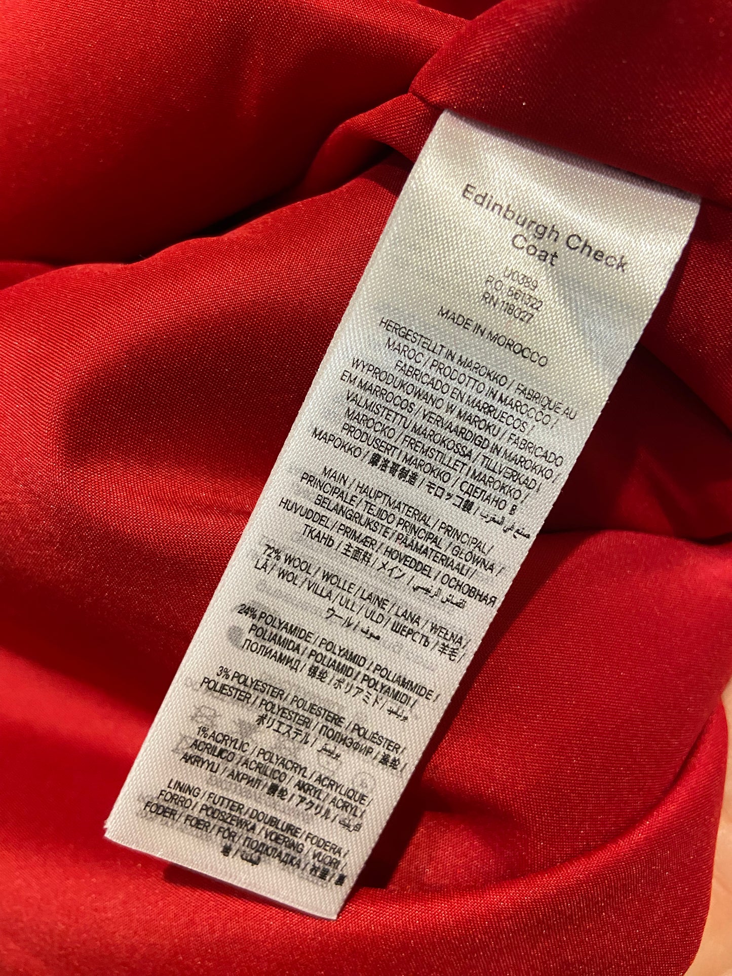 Boden Edinburgh Swing Coat size US 16/18 (XL)