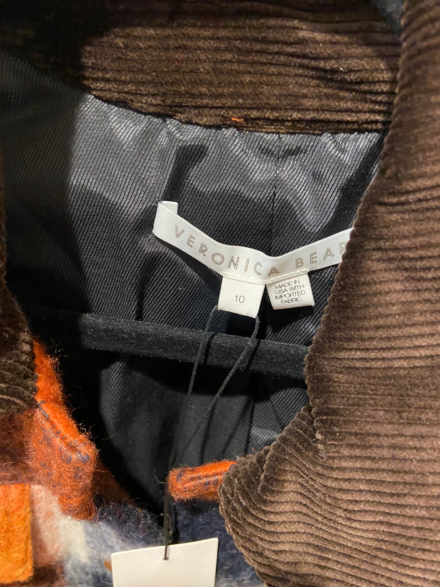 Veronica Beard Piana Plaid Jacket size 10