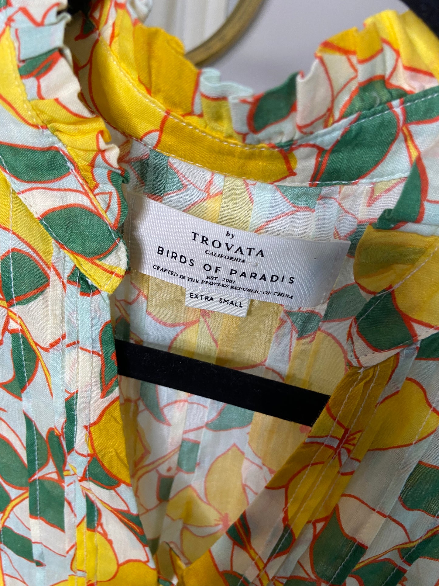 Trovata by Birds of Paradis Cate Blouse size XS