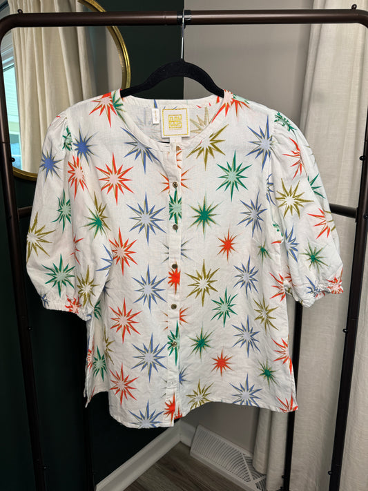 Emily McCarthy Proper Top in Starburst size L