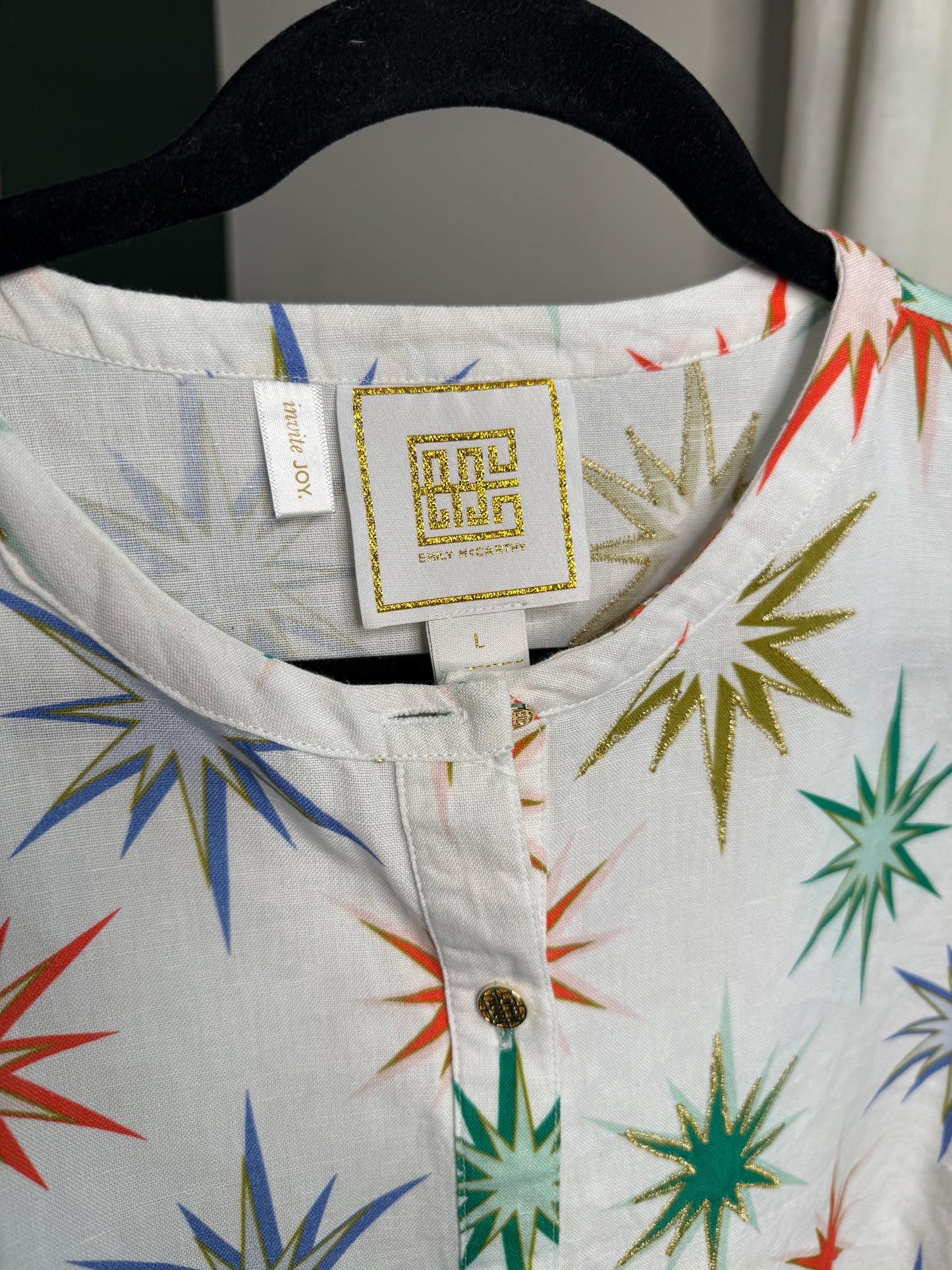 Emily McCarthy Proper Top in Starburst size L