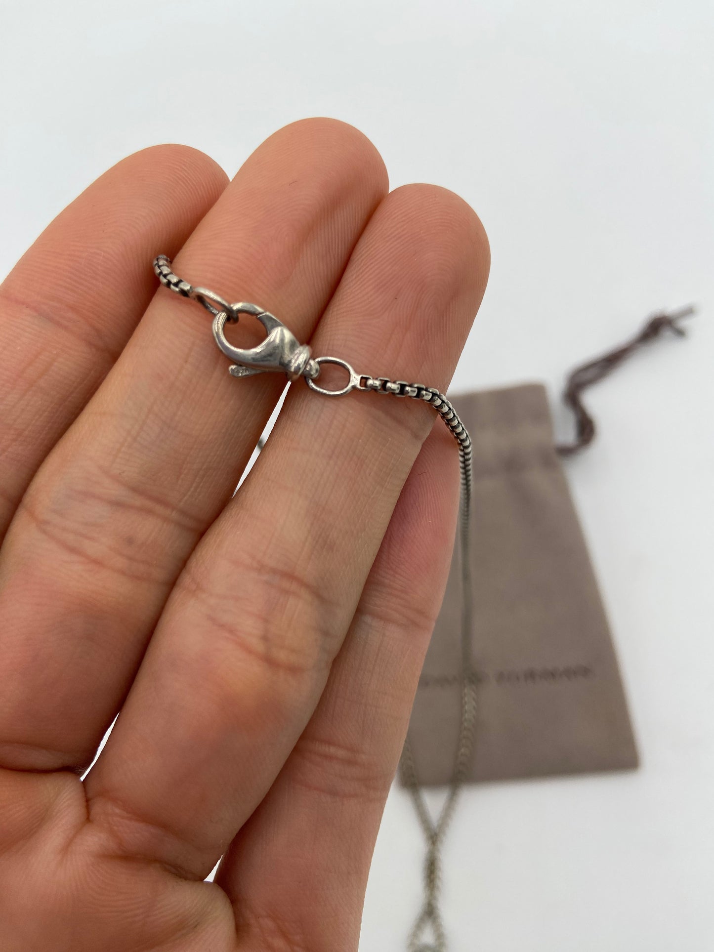 David Yurman Petite Albion Pendant Necklace in Sterling Silver