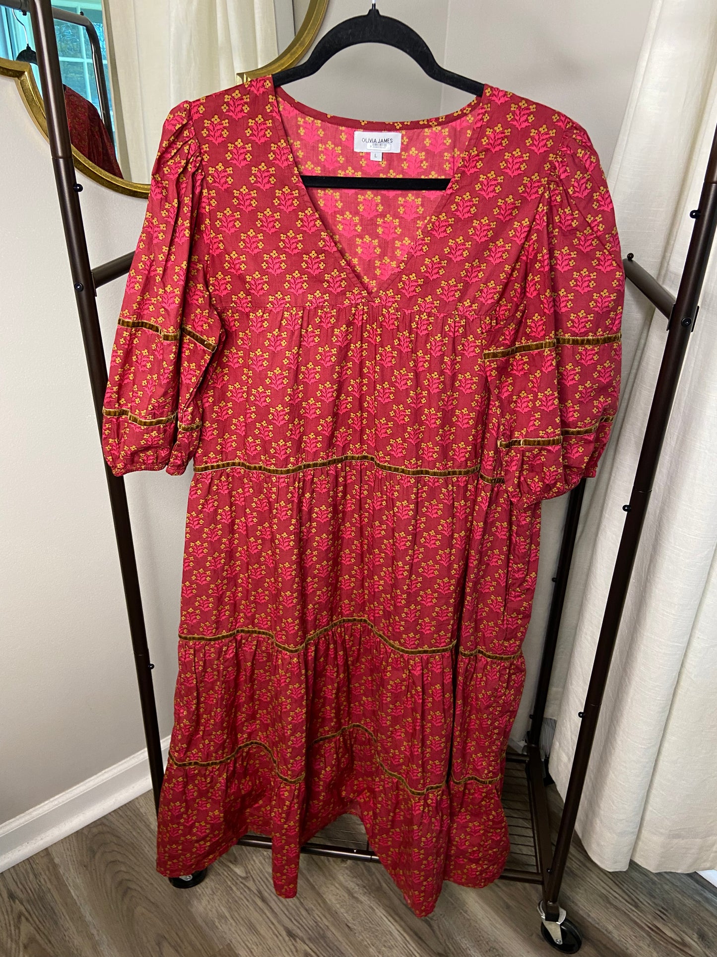 Olivia James Georgia Dress Indian Bloom size L