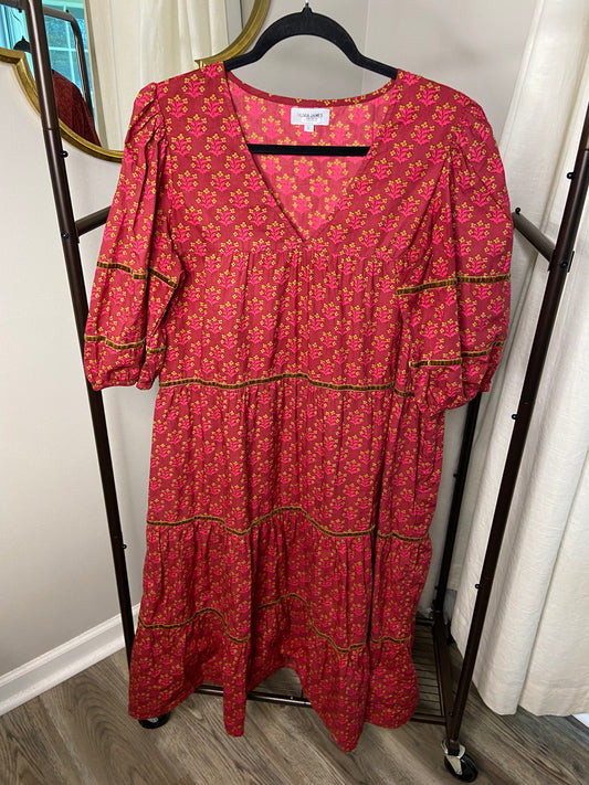Olivia James Georgia Dress Indian Bloom size L