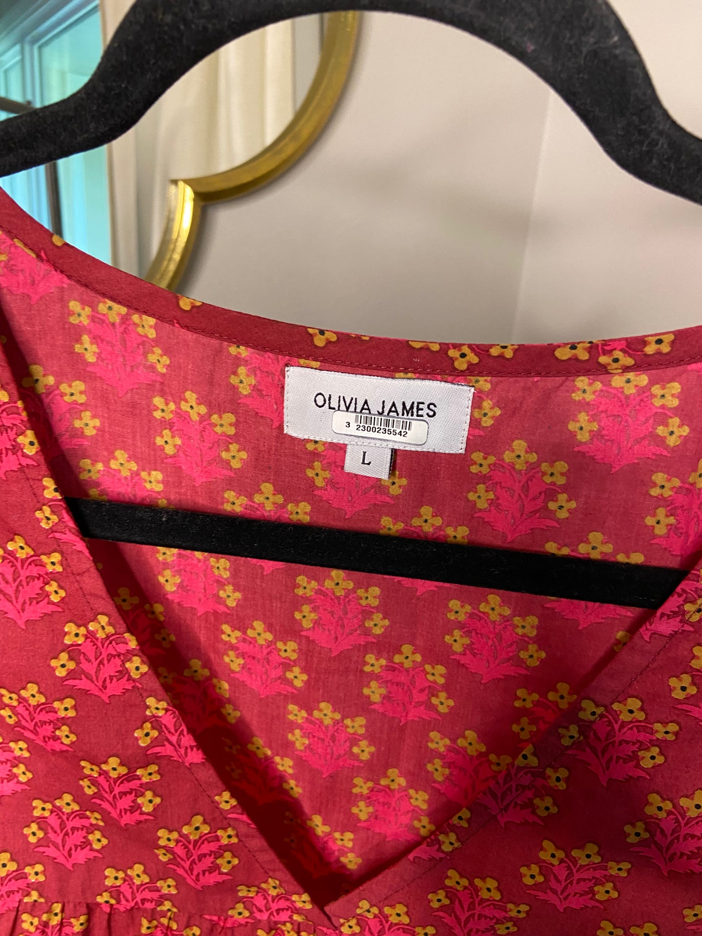 Olivia James Georgia Dress Indian Bloom size L