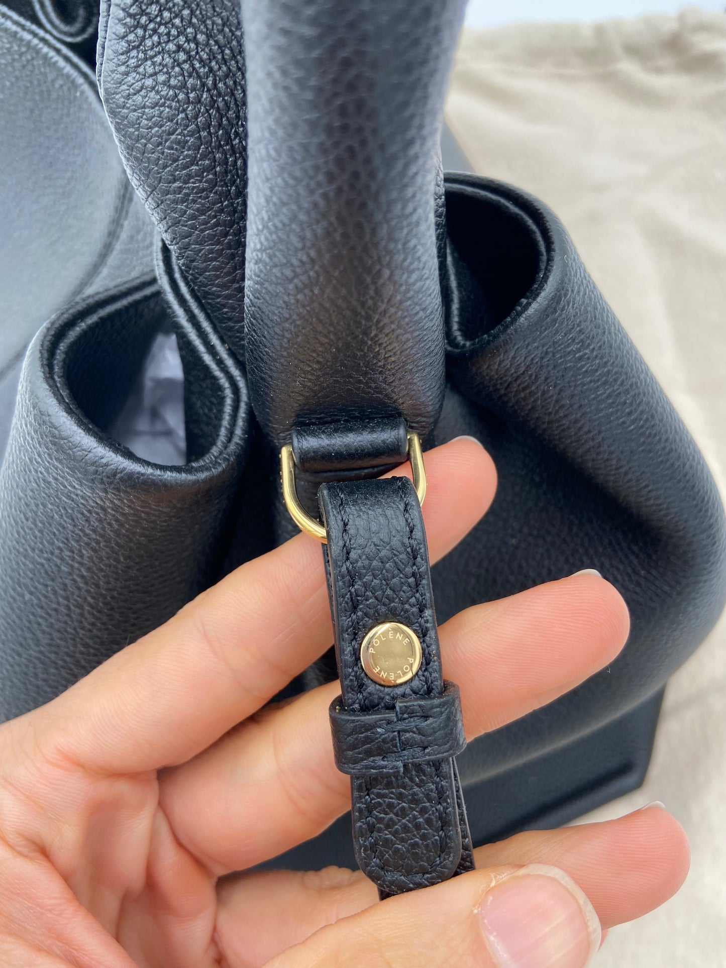 Polene Numero Neuf Textured Black