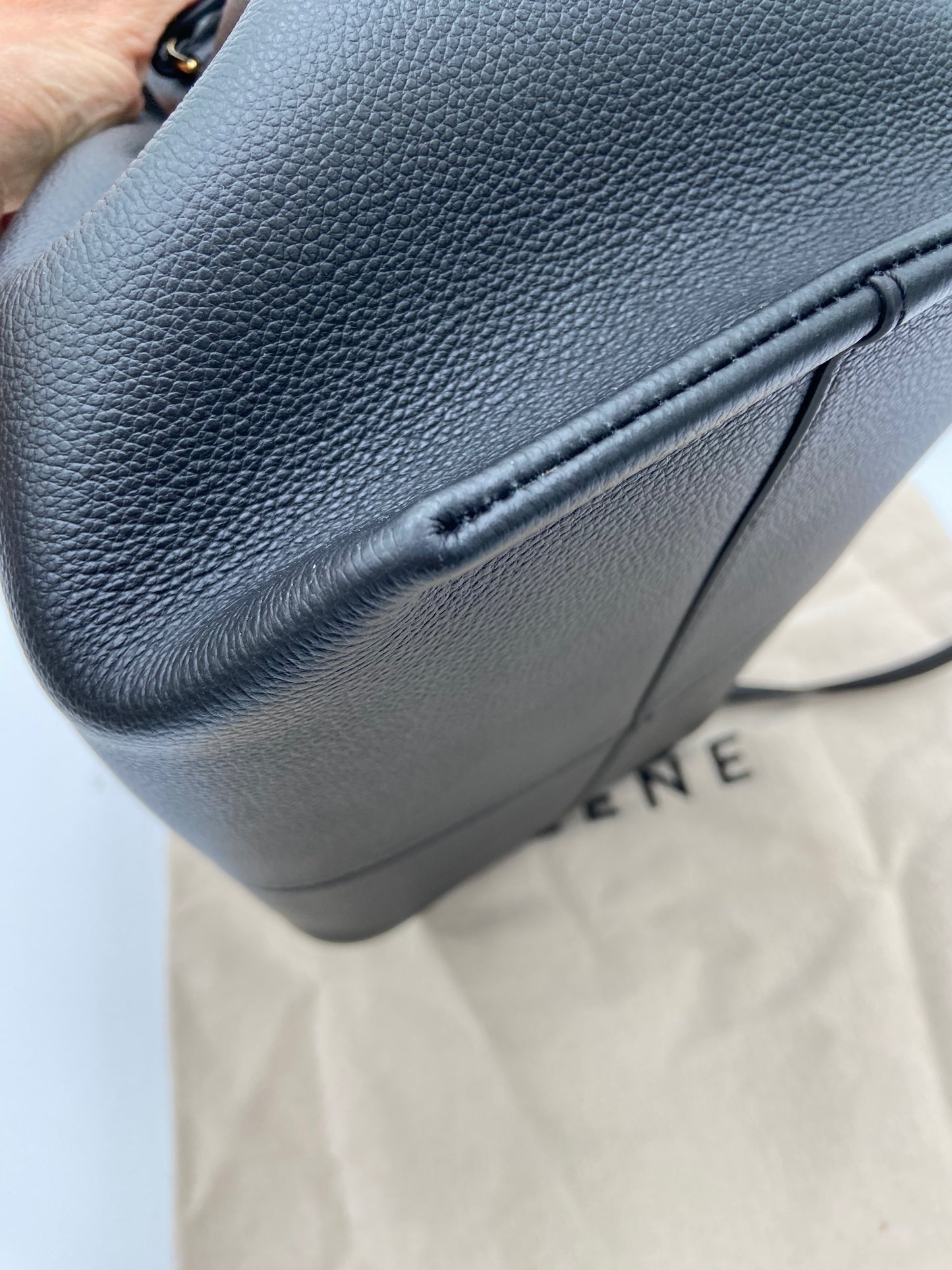 Polene Numero Neuf Textured Black