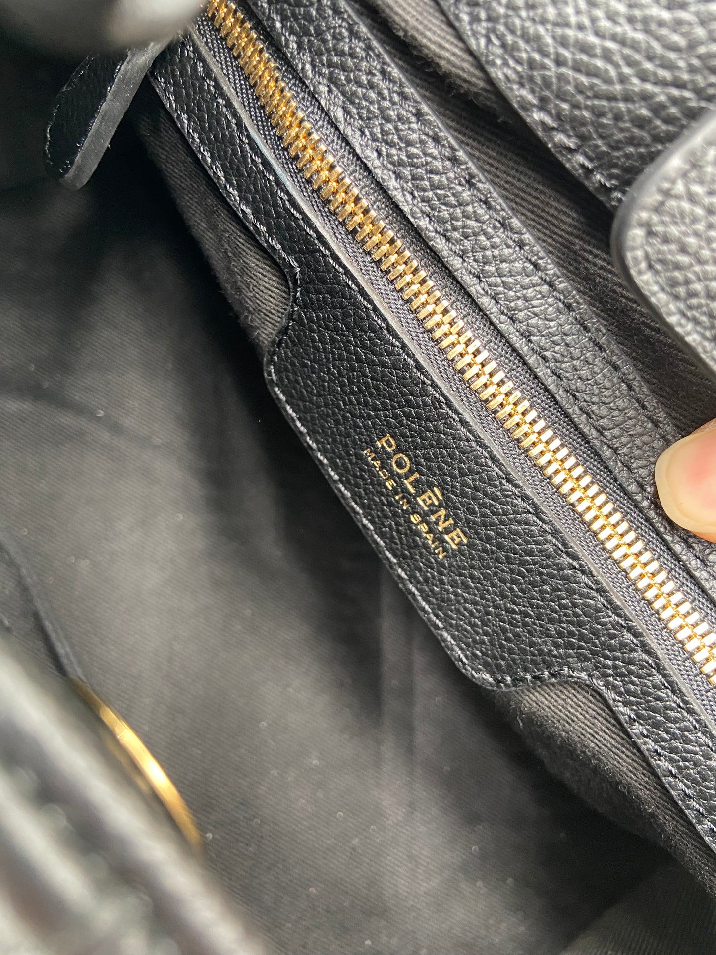 Polene Numero Neuf Textured Black