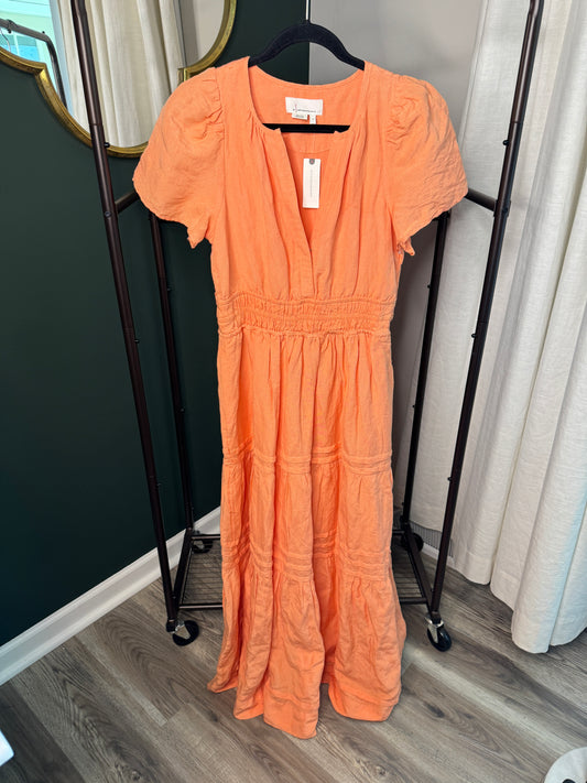 Anthropologie Linen Somerset Dress size S