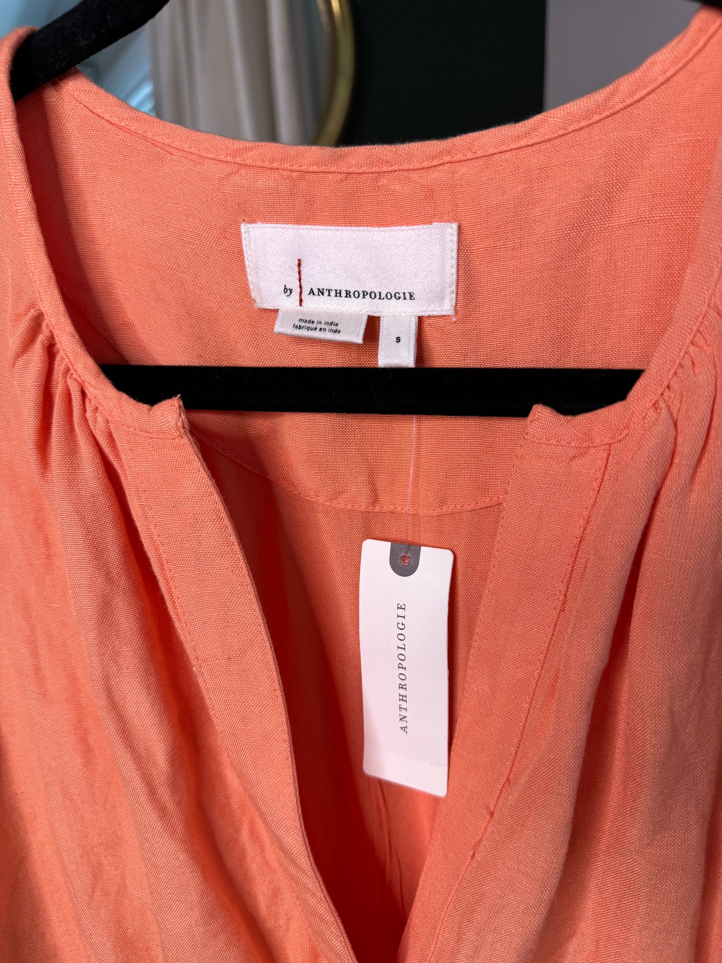 Anthropologie Linen Somerset Dress size S