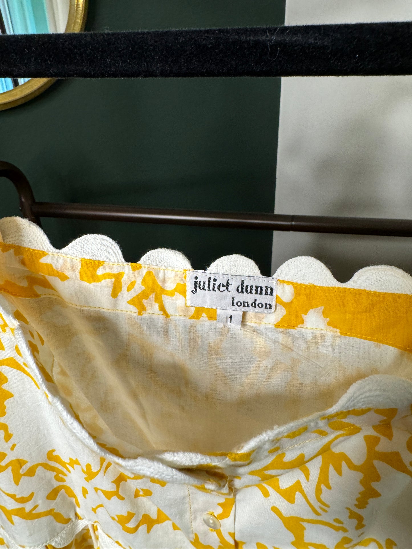 Juliet Dunn Shoulder Tie Midi Dress size 1