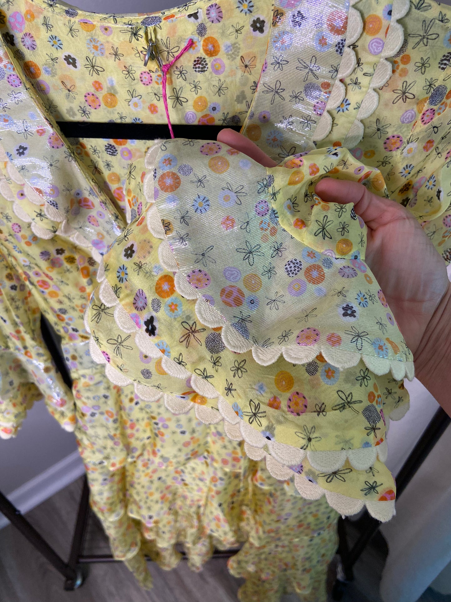 Celia B Malaya Ruffle Dress size XS