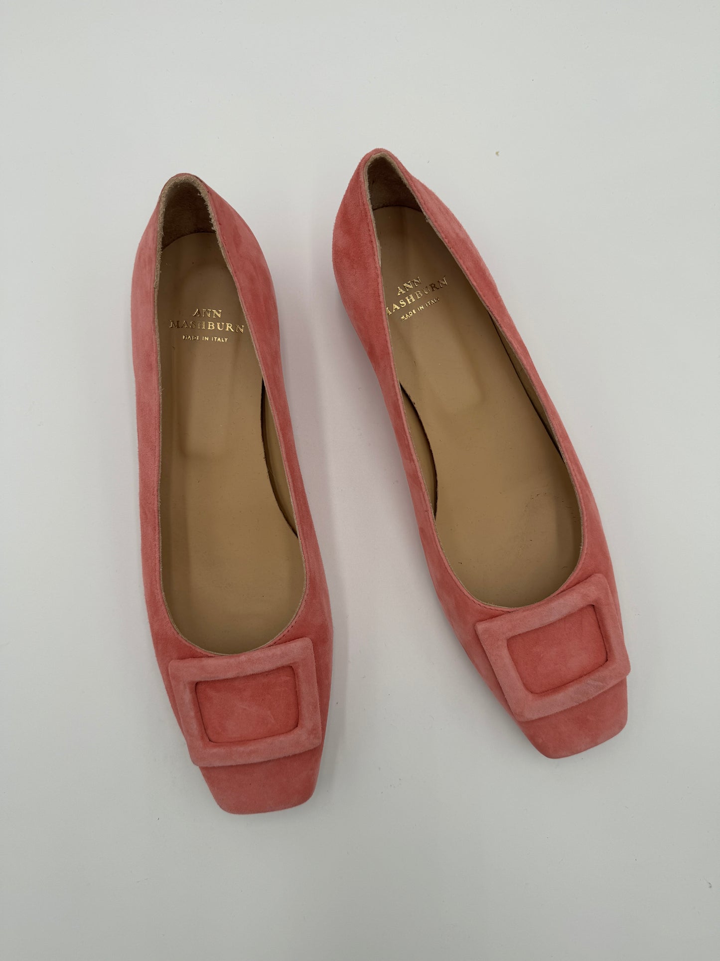 Ann Mashburn Suede Buckle Shoes size 39.5