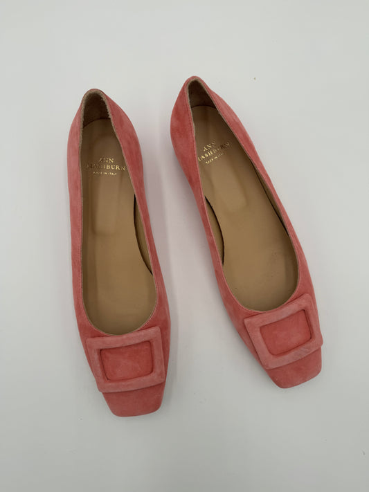 Ann Mashburn Suede Buckle Shoes size 39.5