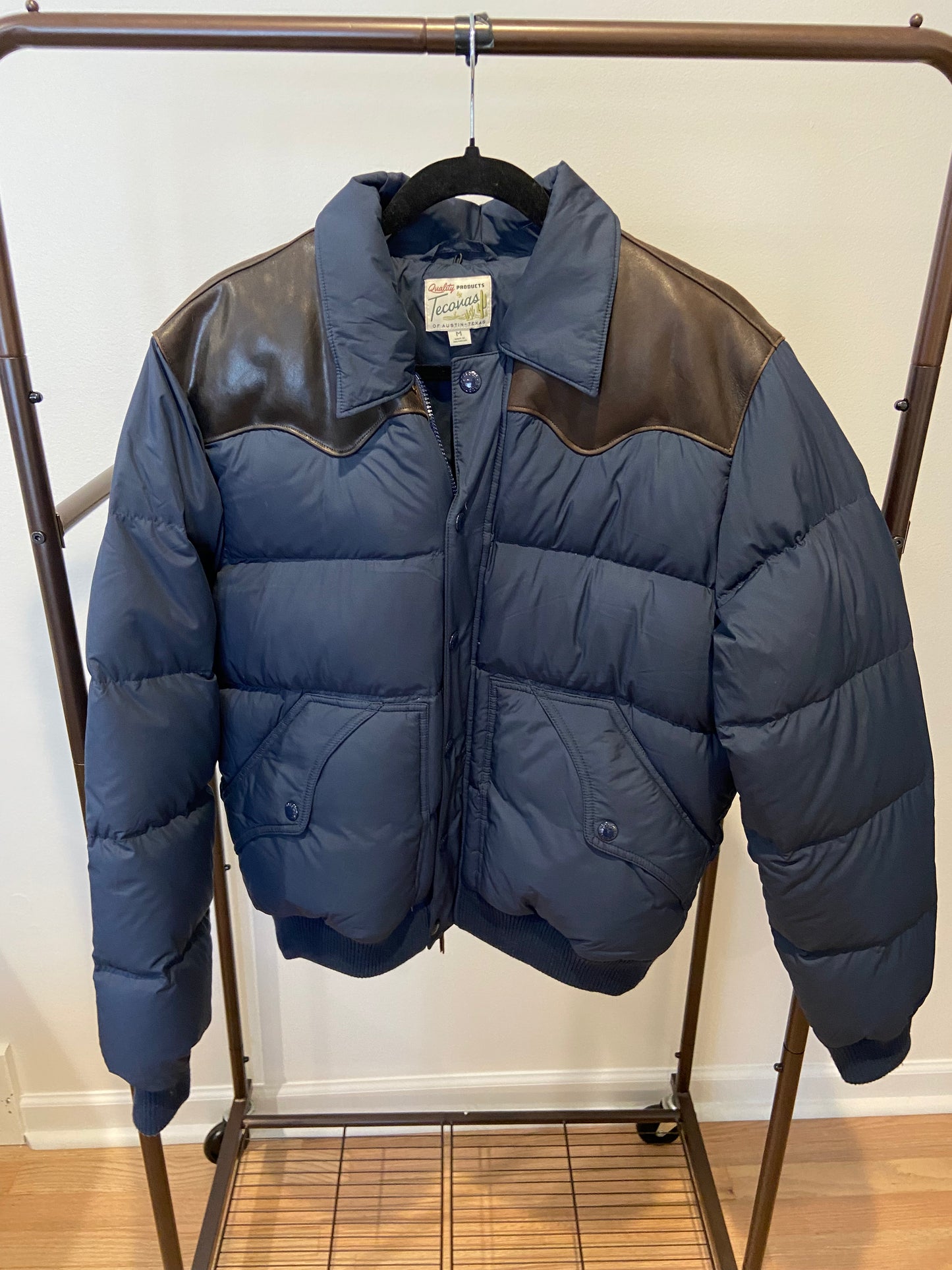 Tecovas Recycled Down Puffer Jacket size M men's