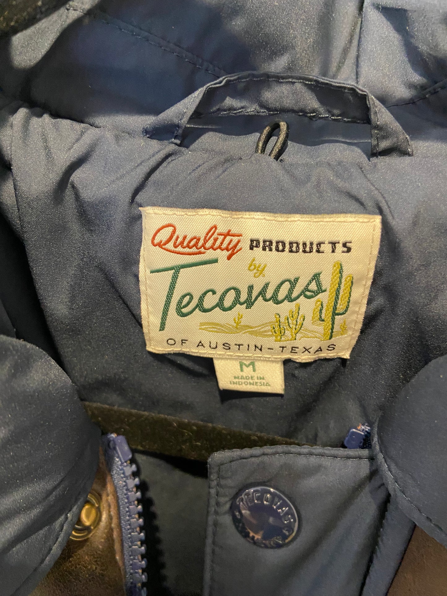 Tecovas Recycled Down Puffer Jacket size M men's