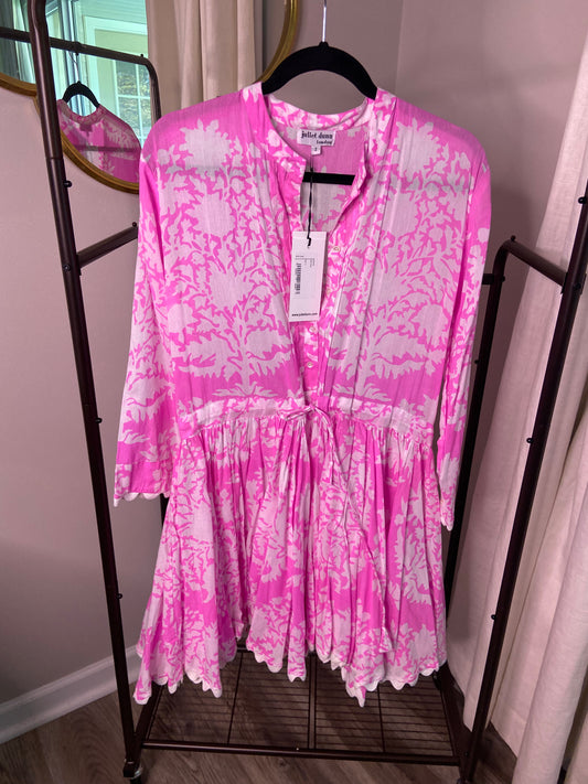 Juliet Dunn loral Cotton Mini Dress size 2 (6/8)
