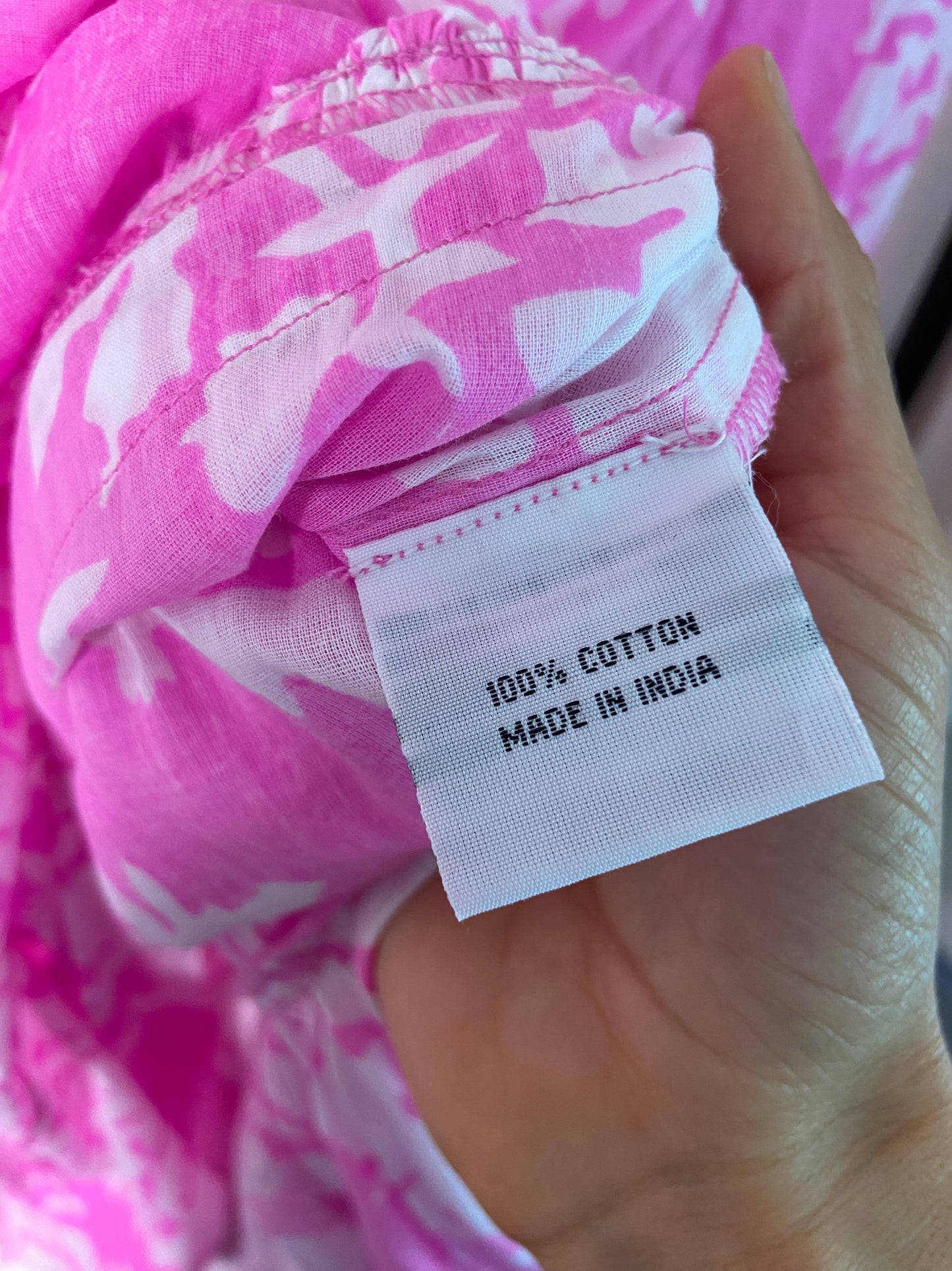 Juliet Dunn loral Cotton Mini Dress size 2 (6/8)