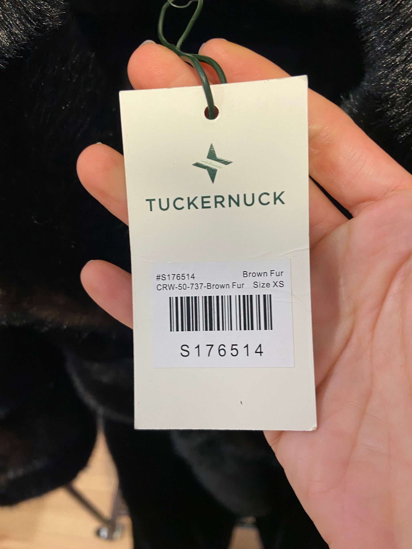 Tuckernuck Brown Faux Fur Carmella Coat size XS