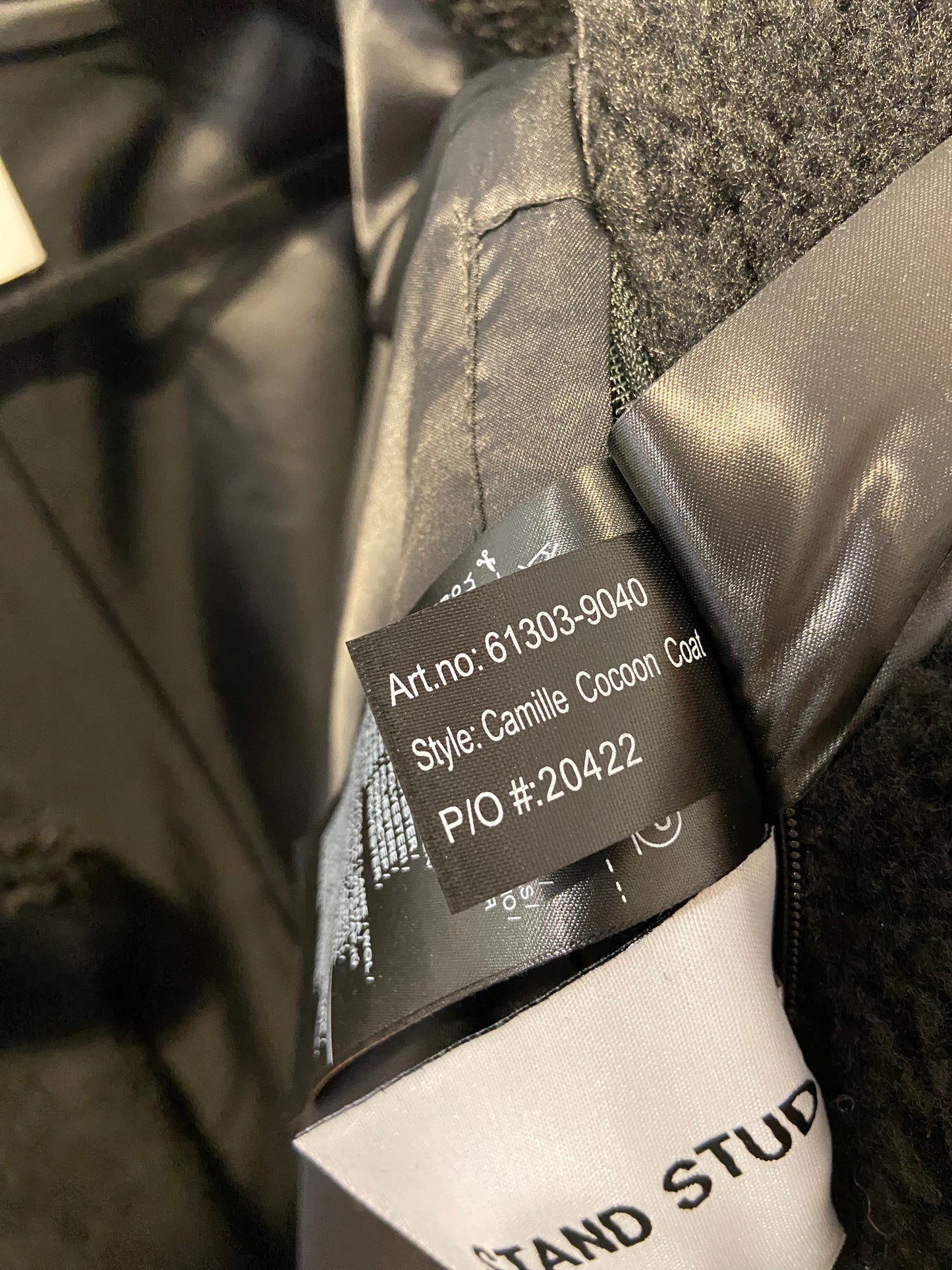 Stand Studio Camille Cocoon Teddy Coat size 34 US 2