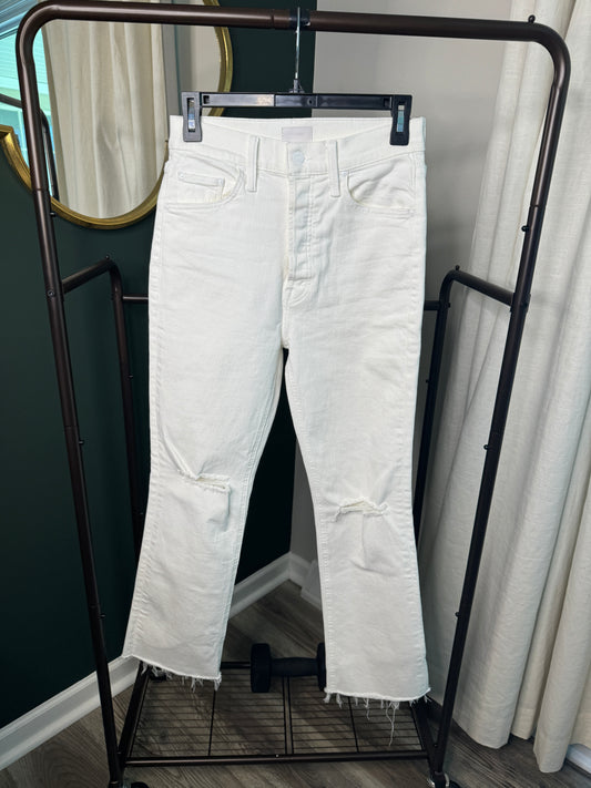 MOTHER The Tripper Ankle Fray Jeans size 26