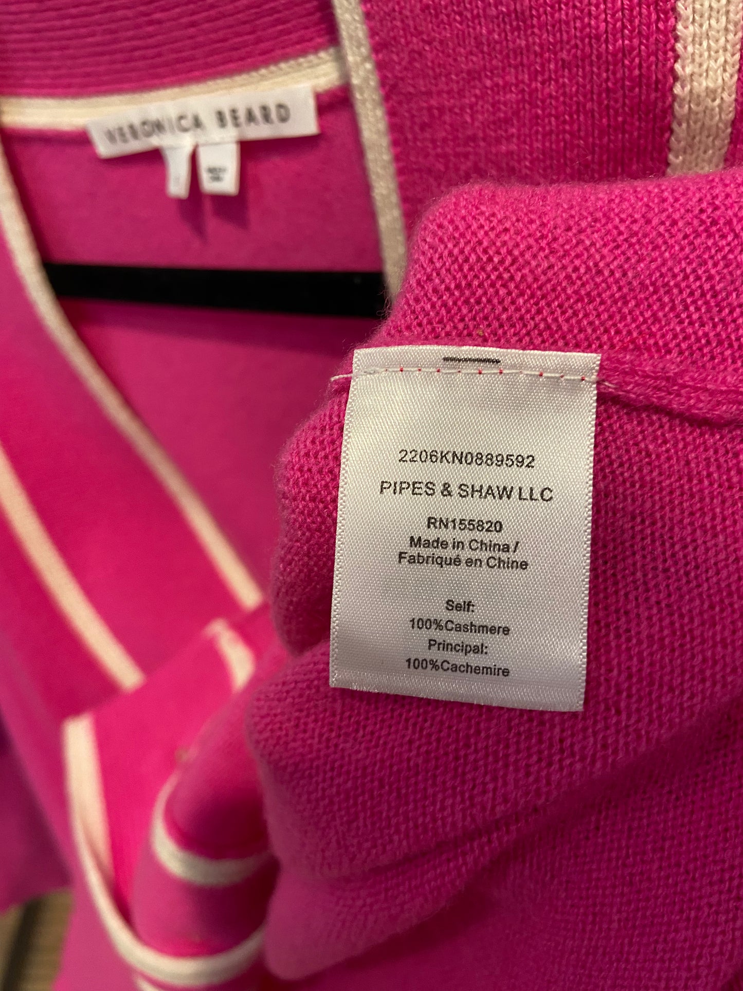 Veronica Beard Cashmere Cardigan size S