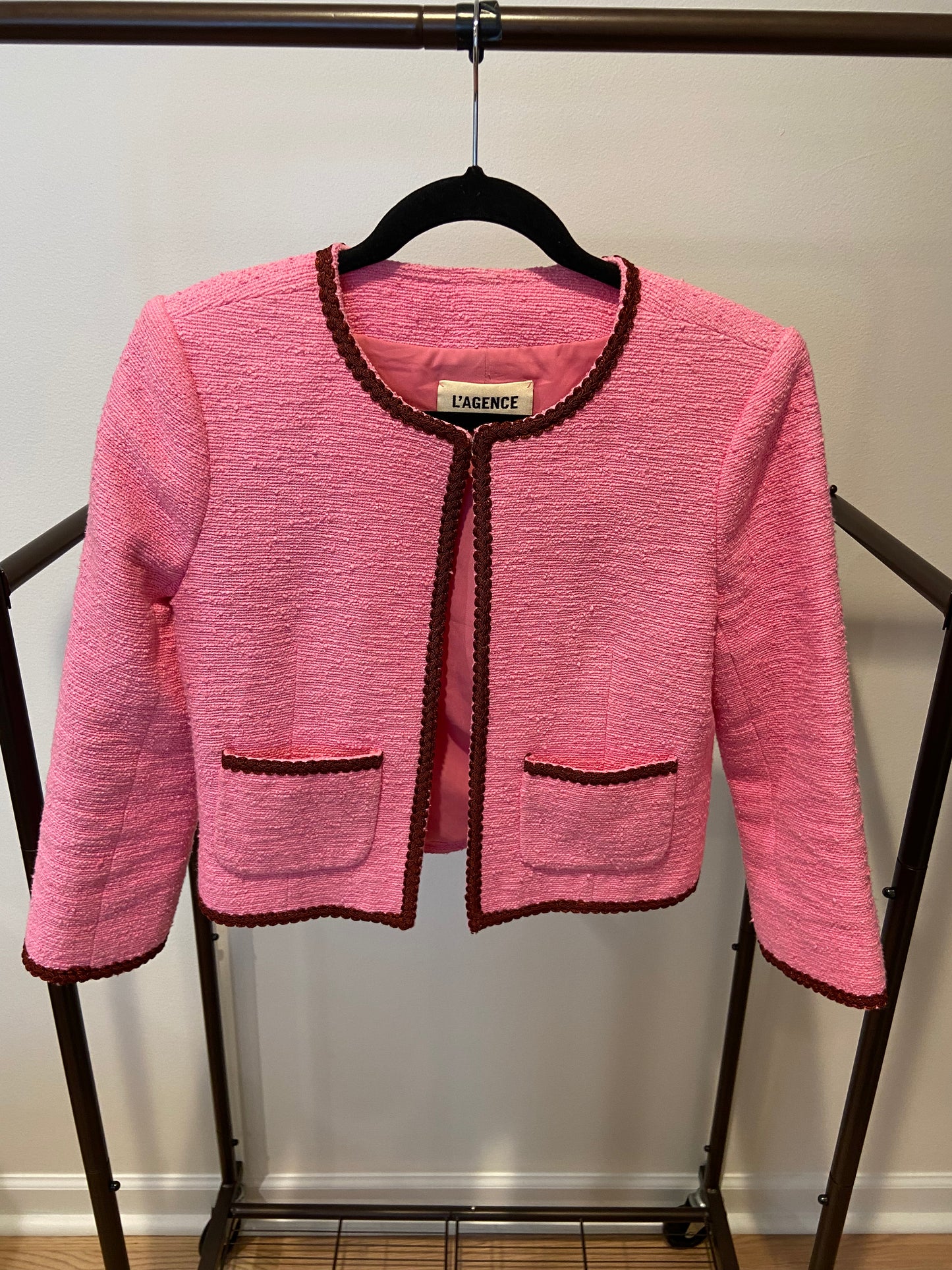 L'Agence Alexandria Cropped Jacket size 2