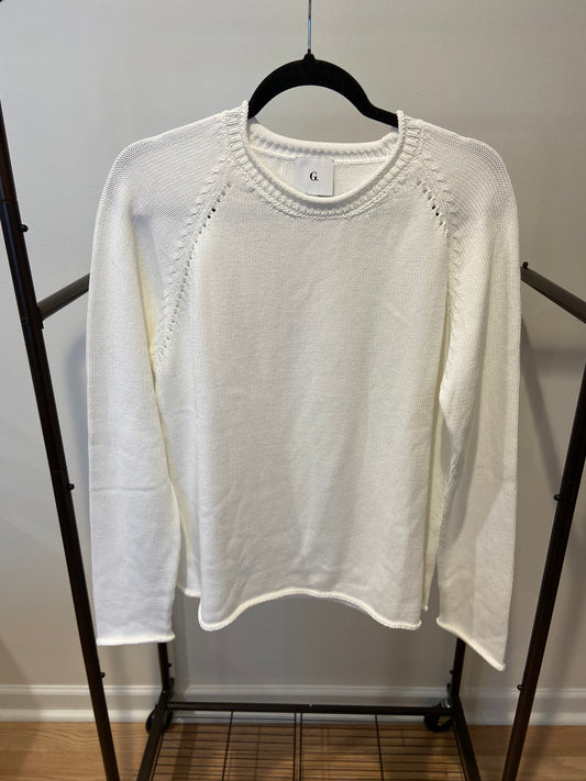 Goop Brook White Sweater size M